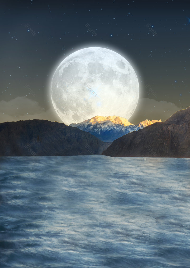 灰色意境中国风山峰河流天空宣传背景,插画/手绘图,插画/手绘图库,插画/手绘图下载,插画/手绘